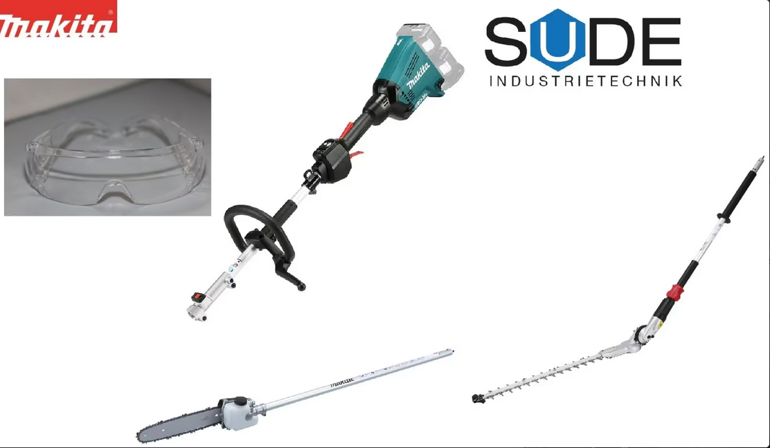 Makita Set Multi Antrieb DUX60Z mit Kettensägen- & Heckenschere