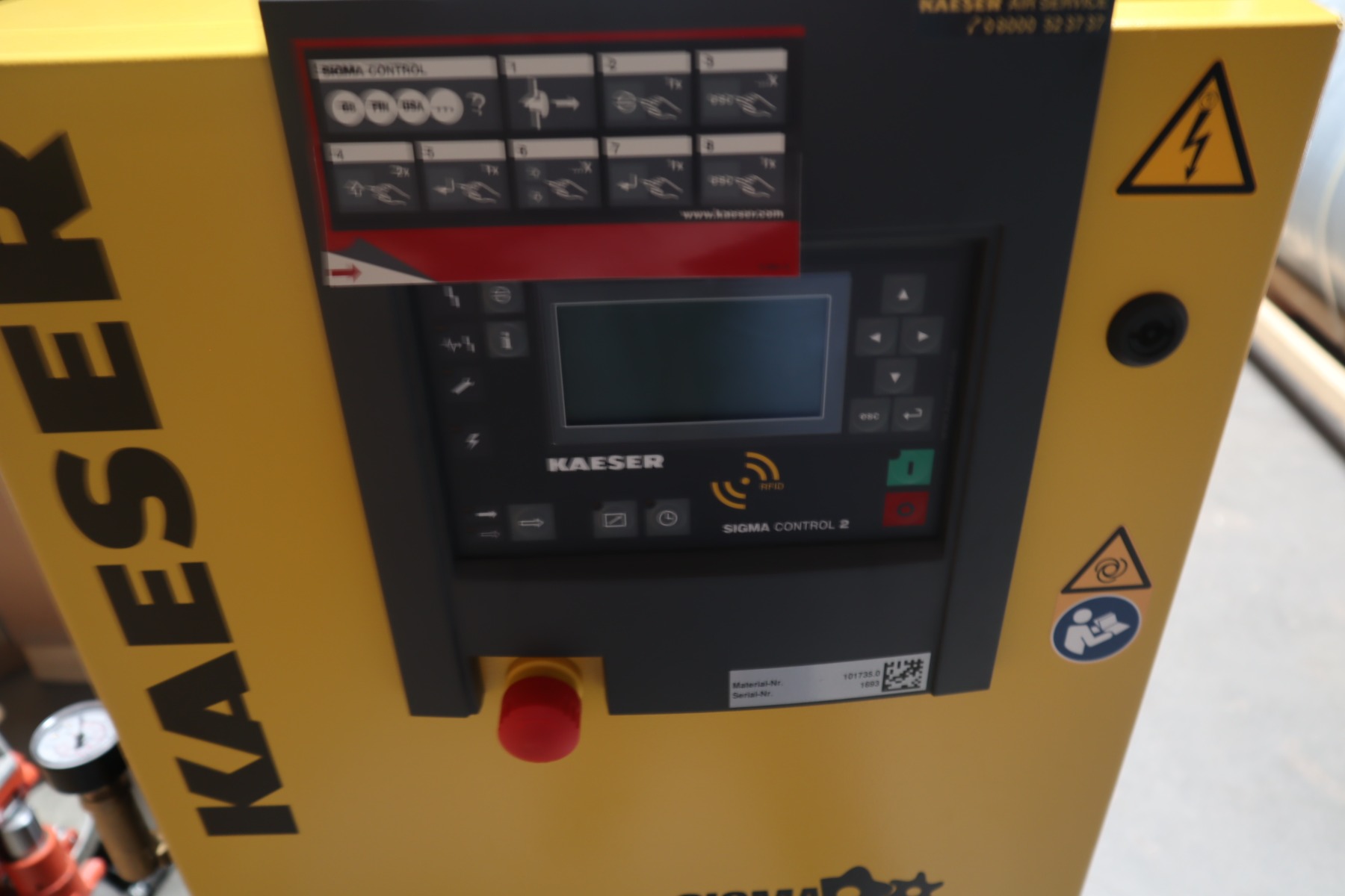 Kaeser SM 16 Schraubenkompressor 10 bar (1,36 m³/min)