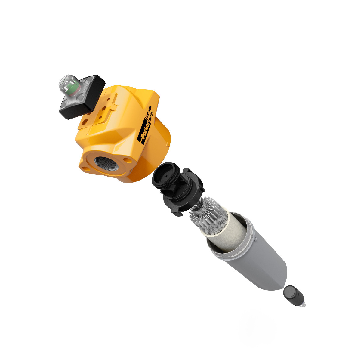 G 1/2" PARKER AO Koaleszenzfilter < 1 µm bis 0,6 m³/min