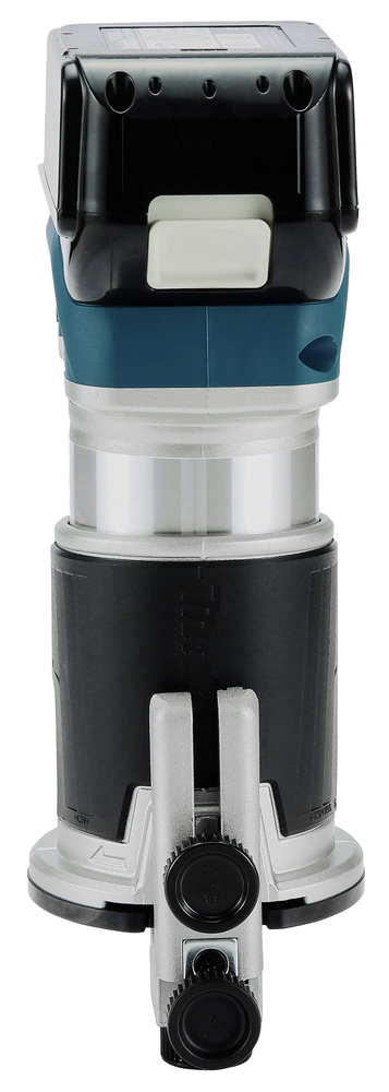 Makita Akku-Multifunktionsfräse DRT50ZJX2 + Zubehör,+Schutzbrille, ohne Ladegerät und Akku