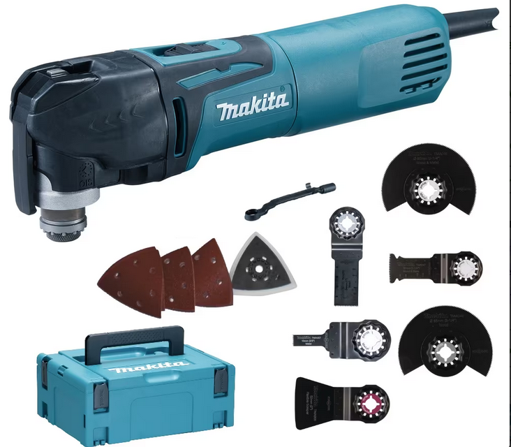 Makita TM3010CX4J Multifunktionswerkzeug mit Makpac & Zubehör