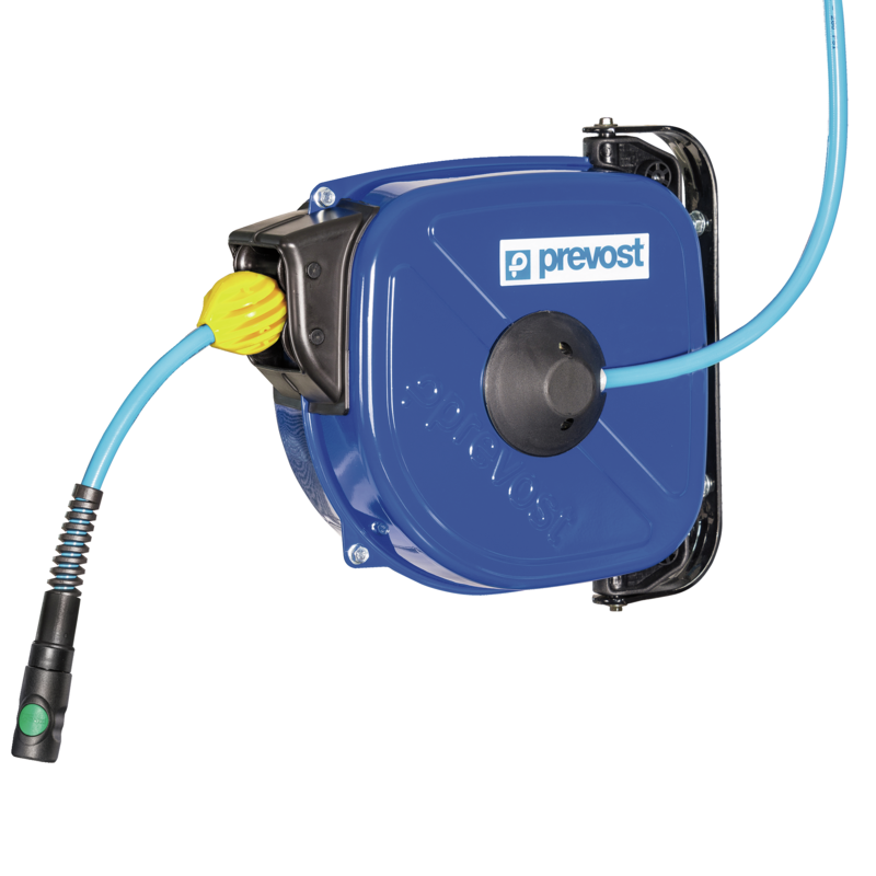 PREVOST DRFB1010ES 10 m automatischer Schlauchaufroller (10 x 14 mm) Sanftaufrollung