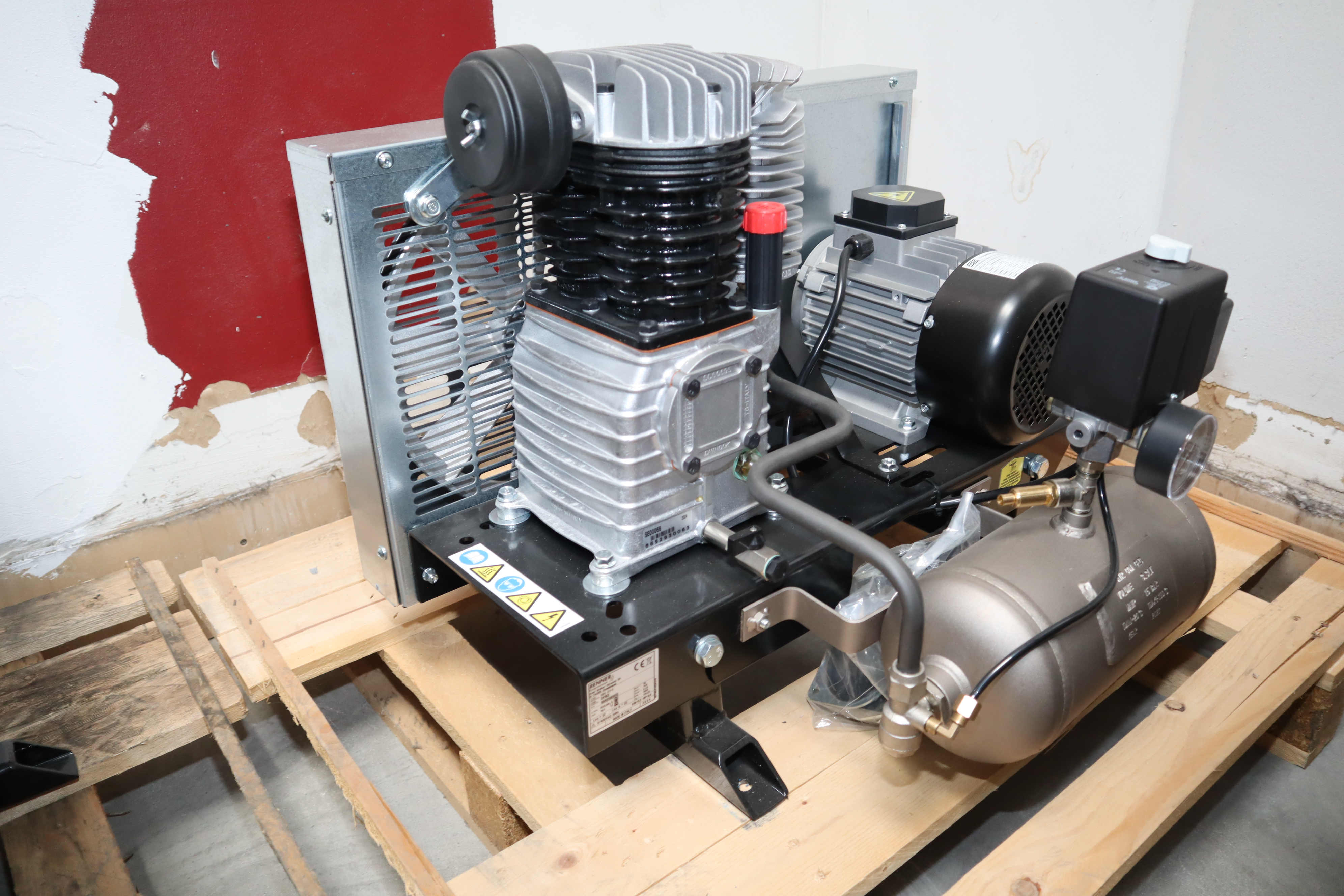 gebrauchter REKO 410-B Beistellkompressor 2,2 kW (Kolbenkompressor)