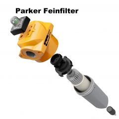 1" PARKER Feinfilter AA (0,01 µm) bis 3,6 m³/min