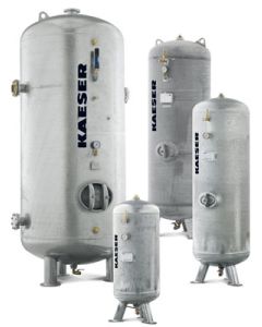 3000 Liter Druckluftbehälter stehend, verzinkt - 11 bar