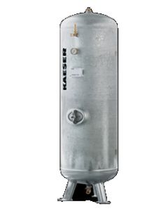 500 Liter KAESER Druckluftbehälter stehend, verzinkt - 16 bar