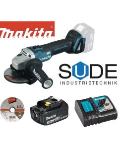 125mm Makita Akku-Winkelschleifer DGA504 mit Akku und Ladegerät