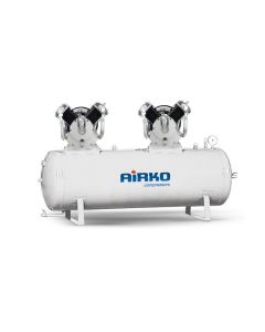 AIRKO-2-H-759-500 Kolbenkompressor mit Doppelanlage auf 500 Liter Behälter