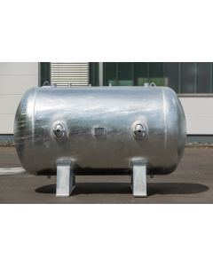 1000 Liter Druckluftbehälter liegend, verzinkt - 16 bar (MADE in GERMANY)