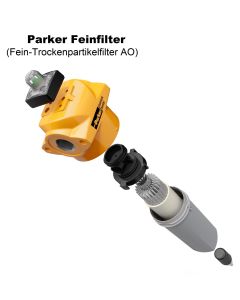 1/2" PARKER Feinfilter AO (0,01 µm) bis 1,2 m³/min