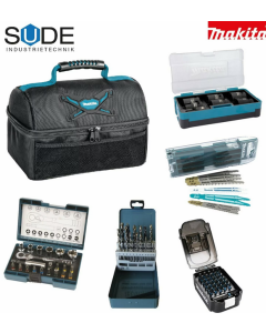Makita Zubehörset 88-tlg Tasche Bits Ratsche Bohrer Sägerblätterb