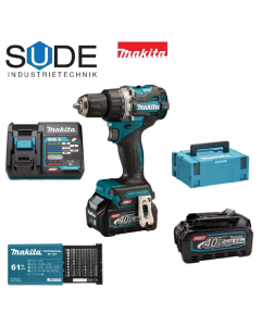 MAKITA 40 V Akku-Bohrschrauber DF002GA202 mit 2 Akkus & Ladegerät