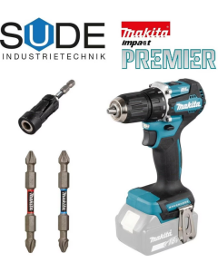 Makita DDF487 Akku-Schrauber 18 V Bohrschrauber mit TORSION Bits