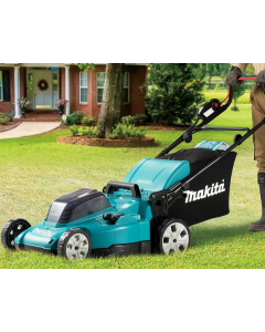 MAKITA DLM480Z Akku-Rasenmäher Mähen, Sammeln, optional Mulchen