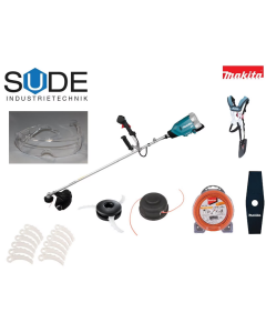Makita Set DUR369AZ Akku Freischneider 2x18V Rasentrimmer Zubehör