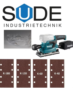 Makita DBO382Z Schwingschleifer 93x185 mm + 120 x Schleifpapier