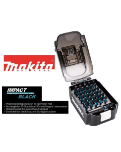 Makita Bit-Set 31tlg gepanzerte Bits IMPACT BLACK E-03084