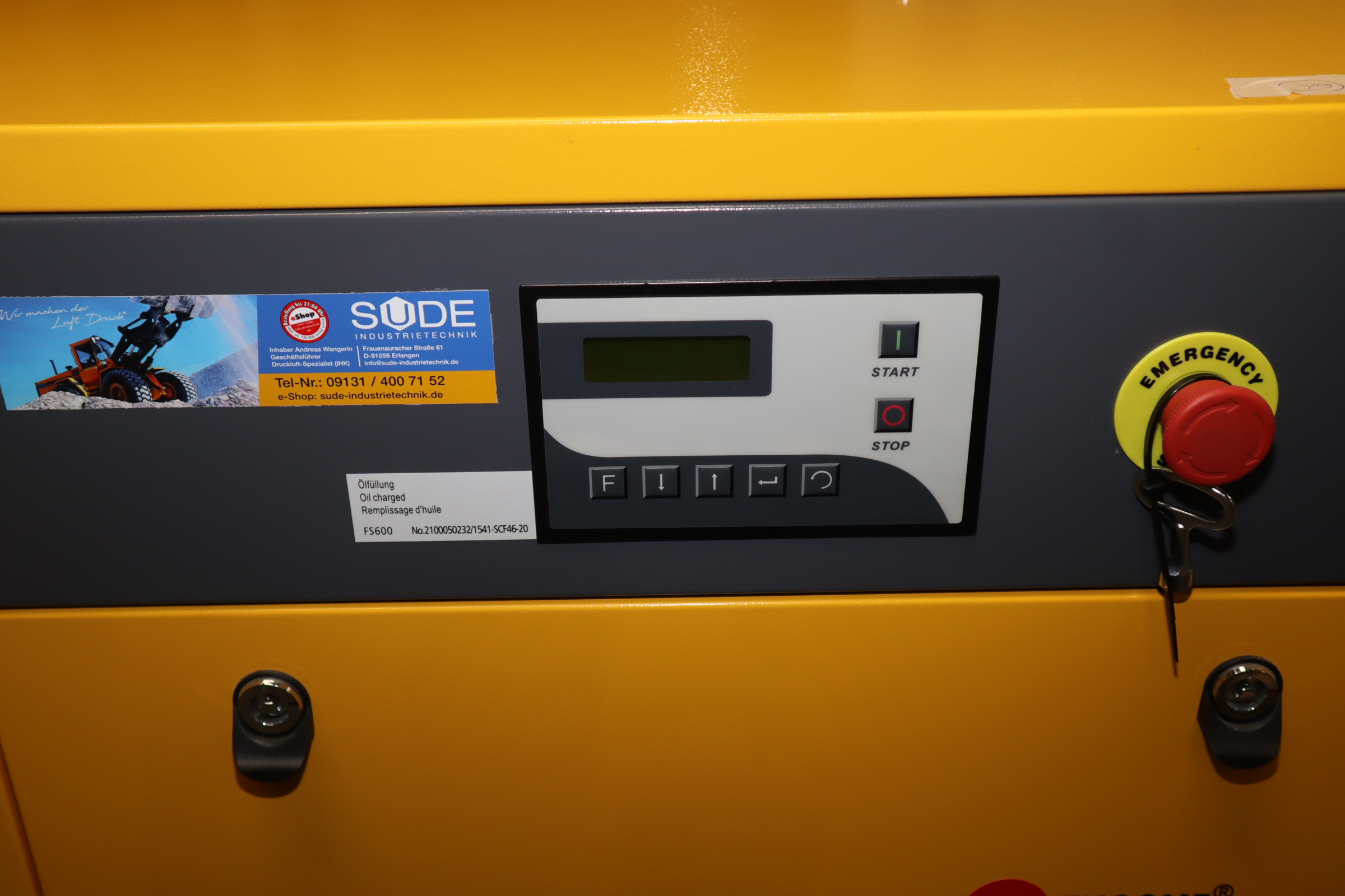 15 kW Schraubenkompressor FirstAir FAS15 Werkstattkompressor