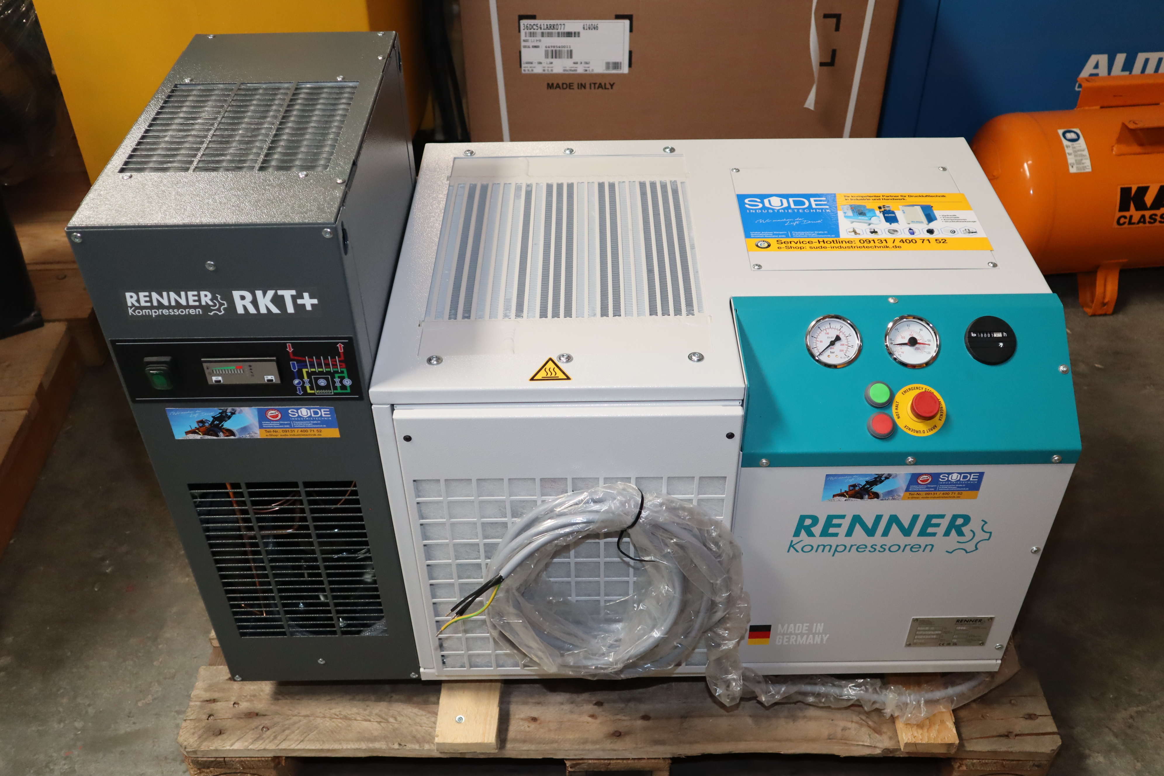 Renner RSK-B 2,2 Schraubenkompressor mit Trockner 10 bar