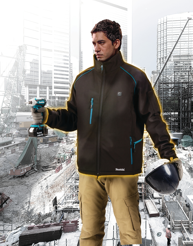 Makita DCJ205ZS Thermojacke Größe S