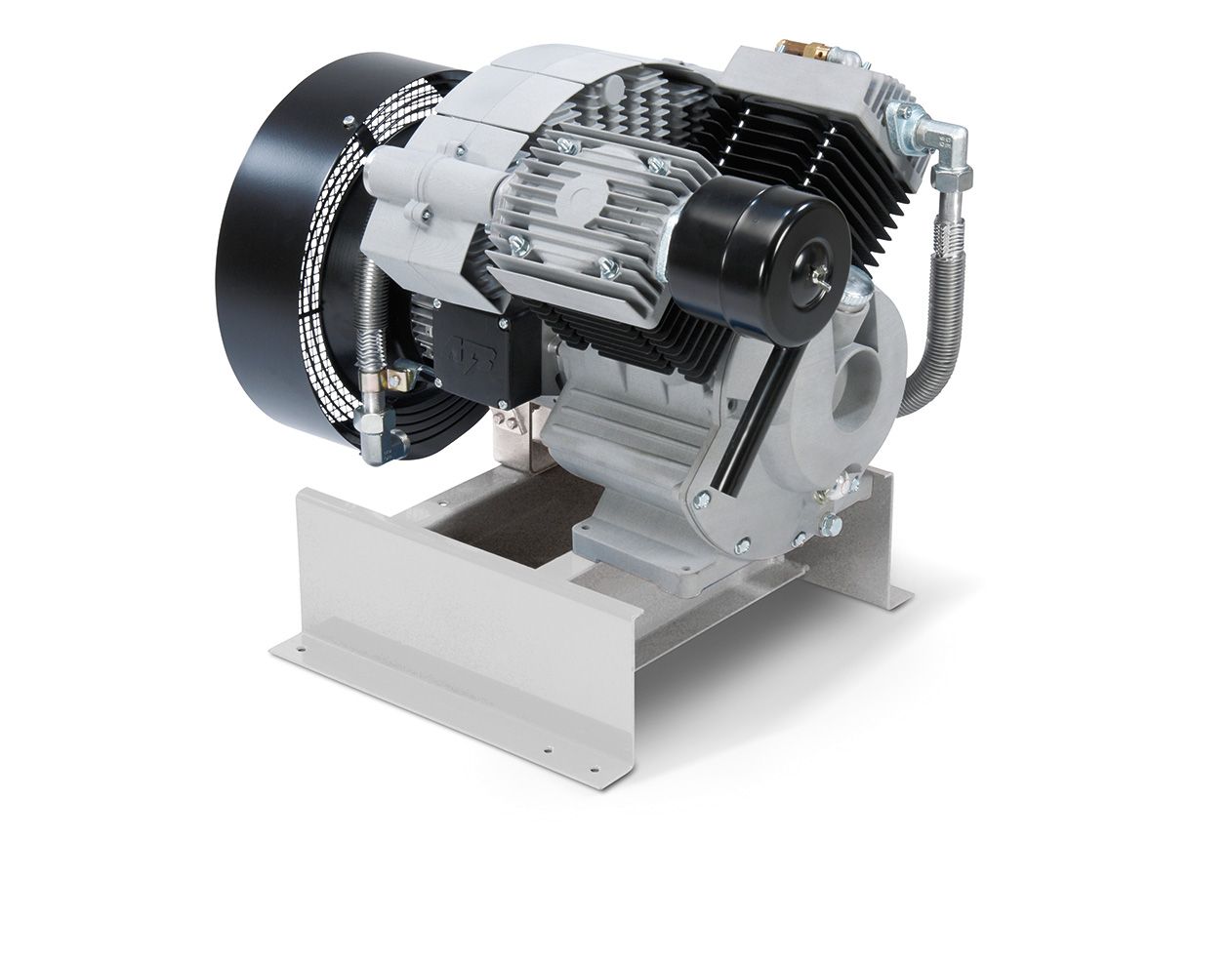 AIRKO-O-559-P ölfreier Kolbenkompressor auf Grundrahmen