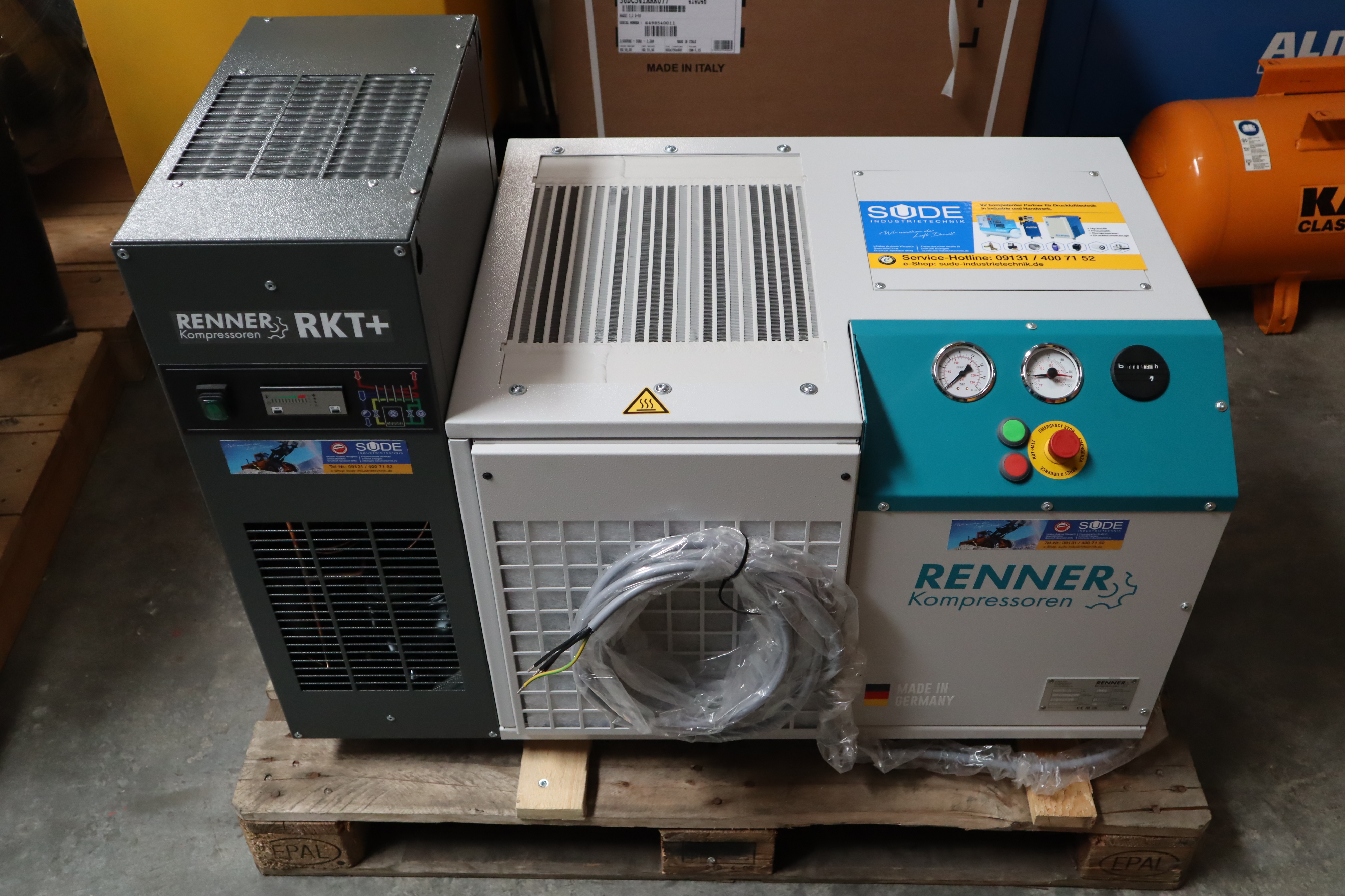 Schraubenkompressor integriertem Kältetrockner RENNER RSK-B 7,5